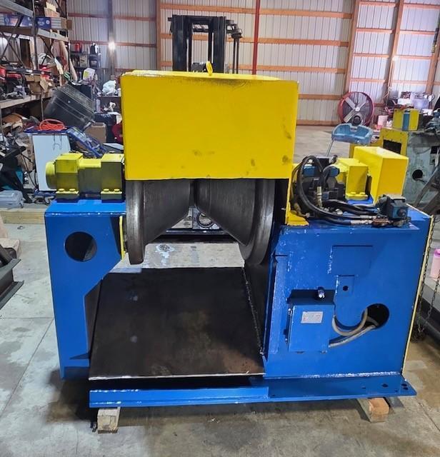Paxson, scrap winder, 12" x .375" capacity, 4,000 lb., dual opposed cone, level wind, hydraulic drive