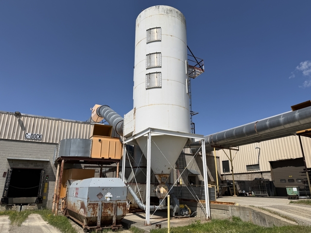 71,000 cfm MAC #144-MCF494, dust collector, 494 filter bags, 144" long, 250 HP motor