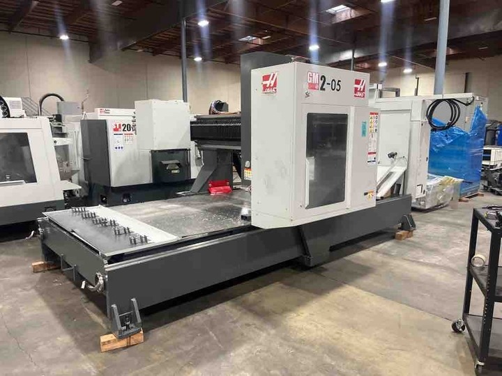 Haas #GM-2, CNC gantry mill, 145" X Travel, 87.5" Y Travel, 22" Z, 144" x 72" table, 30 HP, 15,000 RPM, CAT
