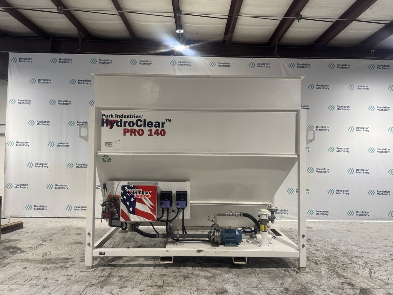 Park Industries #HydroClear-Pro-140, water recycling and clarification system, 140 GPM, closed loop