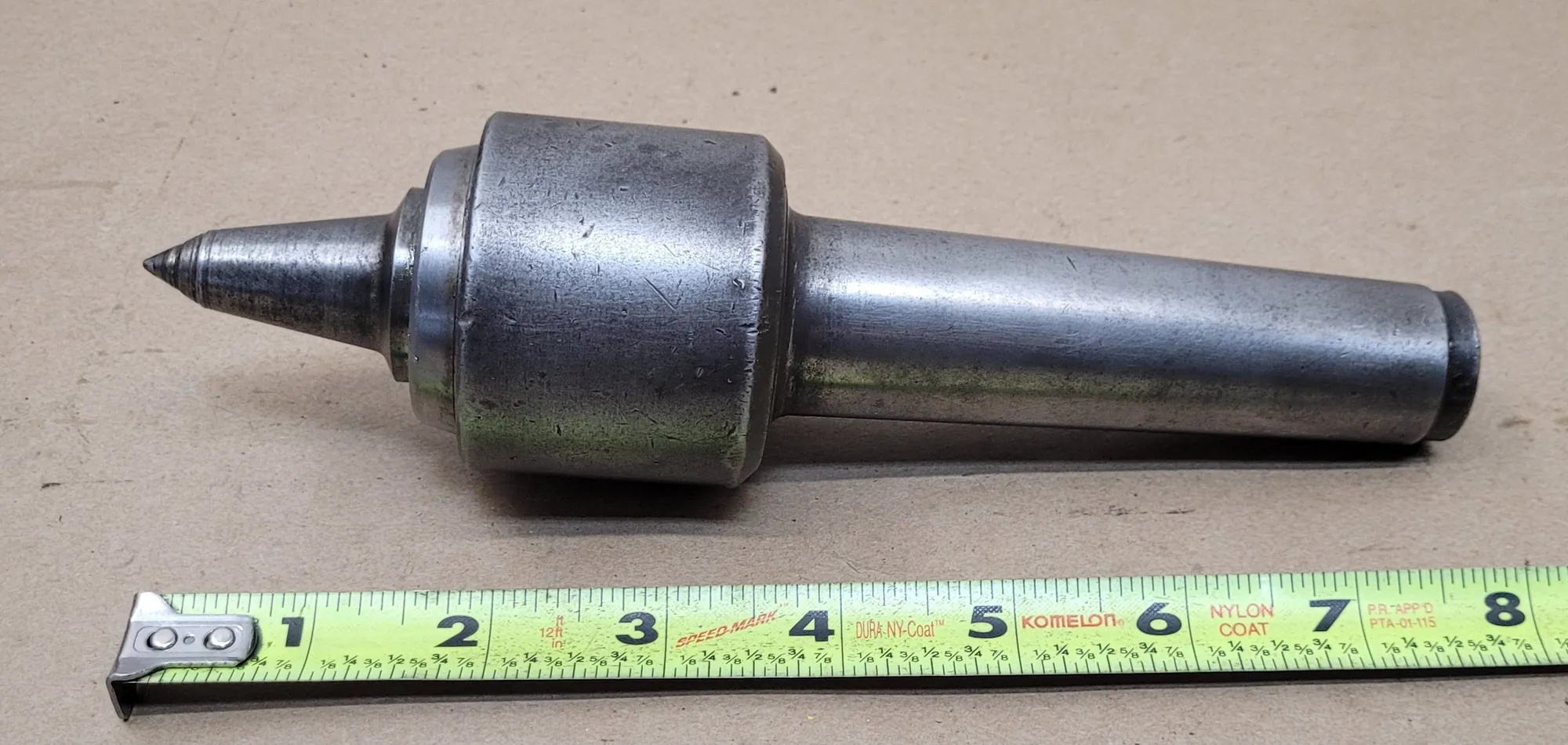 Live center, 4MT, 8" OAL