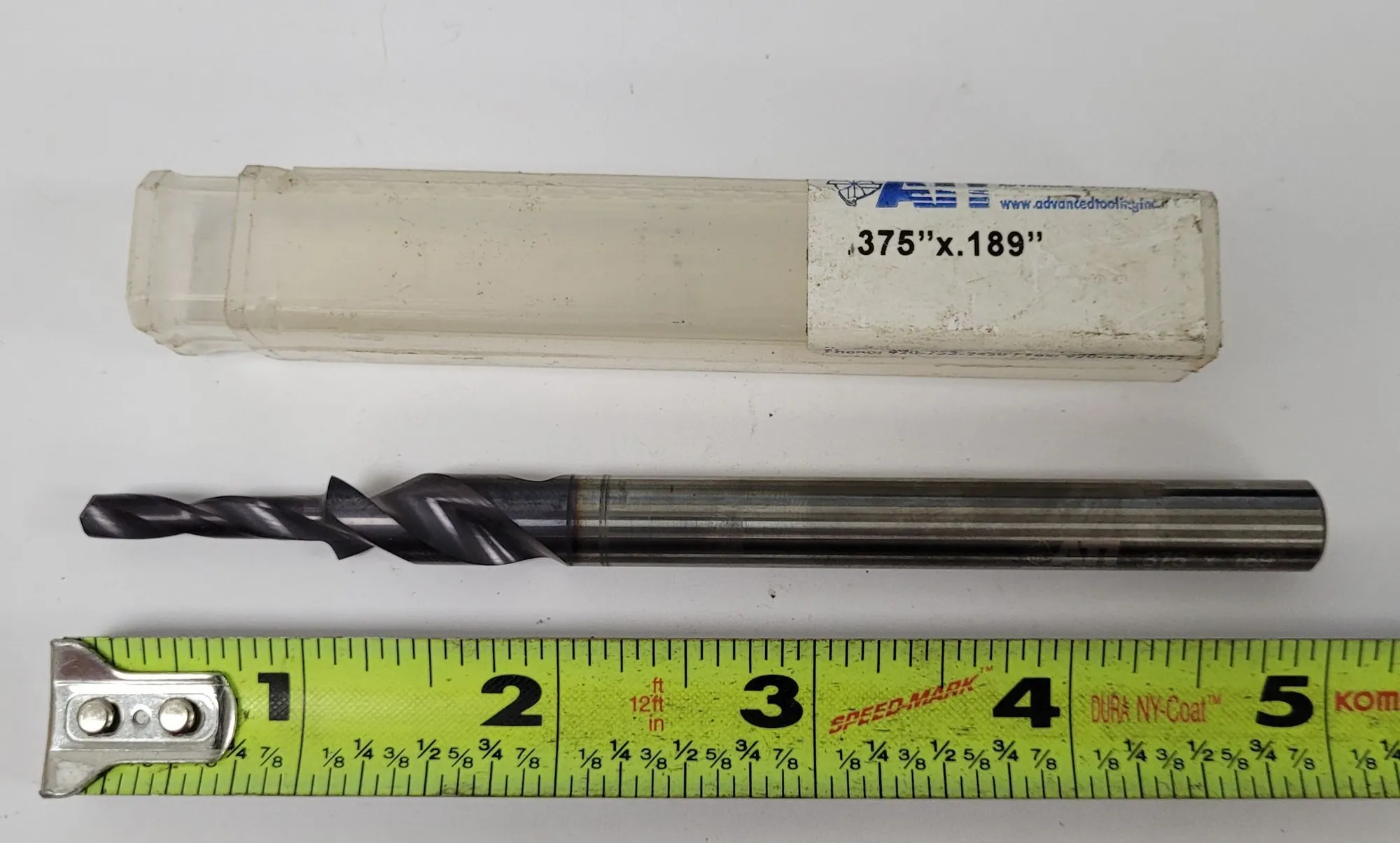 Advanced Tooling, .375" x .189" drill