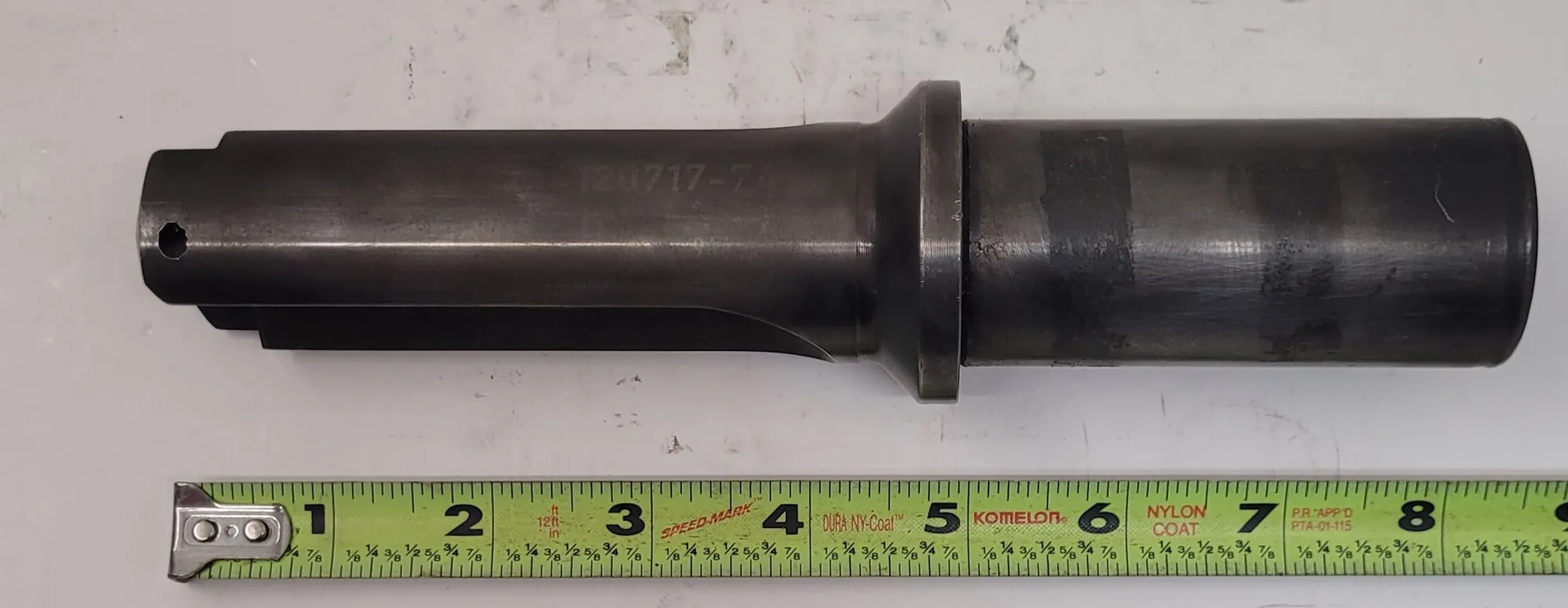 Allied Machine & Engineering #120717-74, special spade drill holder, 1.5" drill diameter, 8.25" OAL, 2 flutes