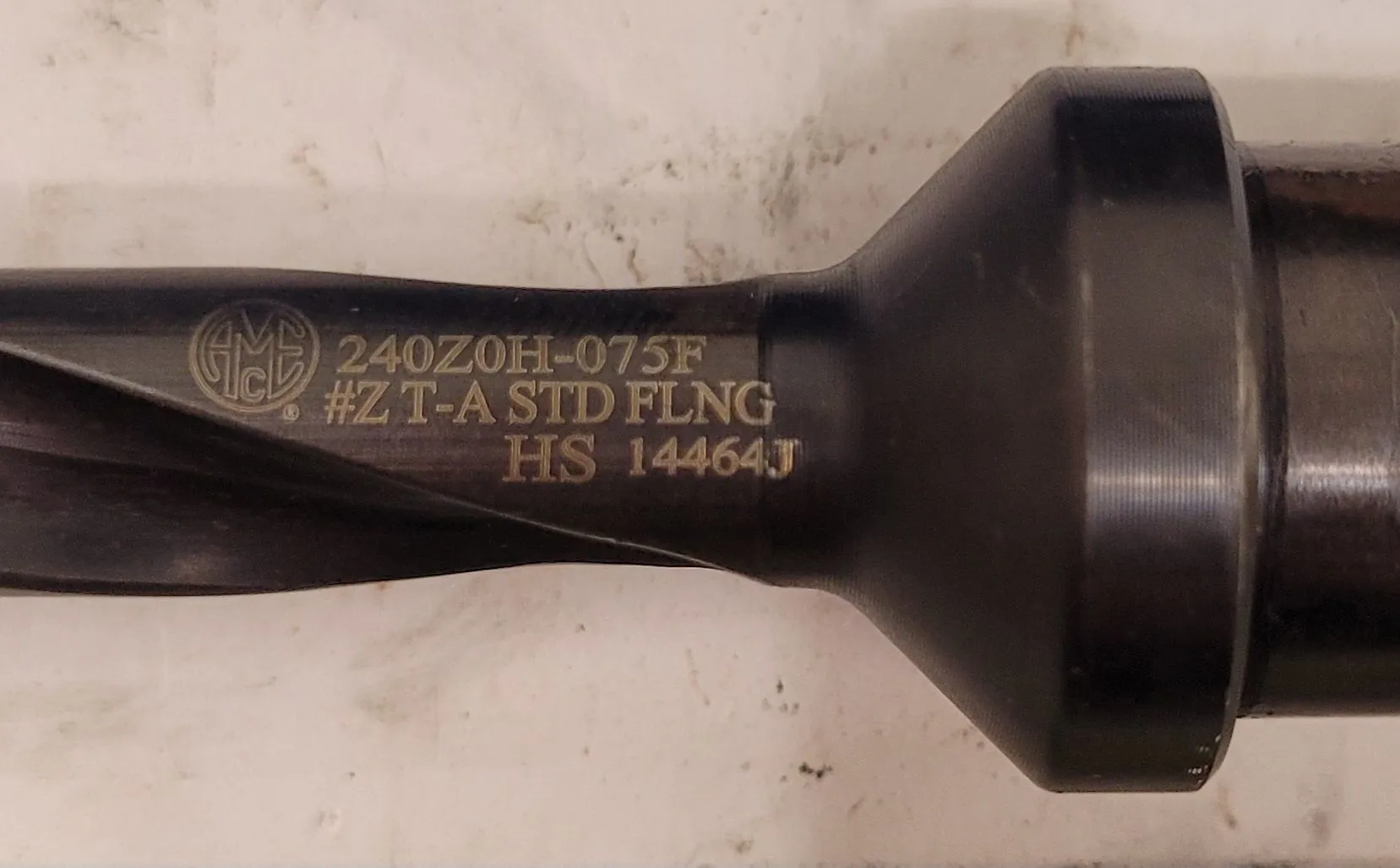 Allied Machine & Engineering #240Z0H-075F, Z Series standard spade drill insert holder