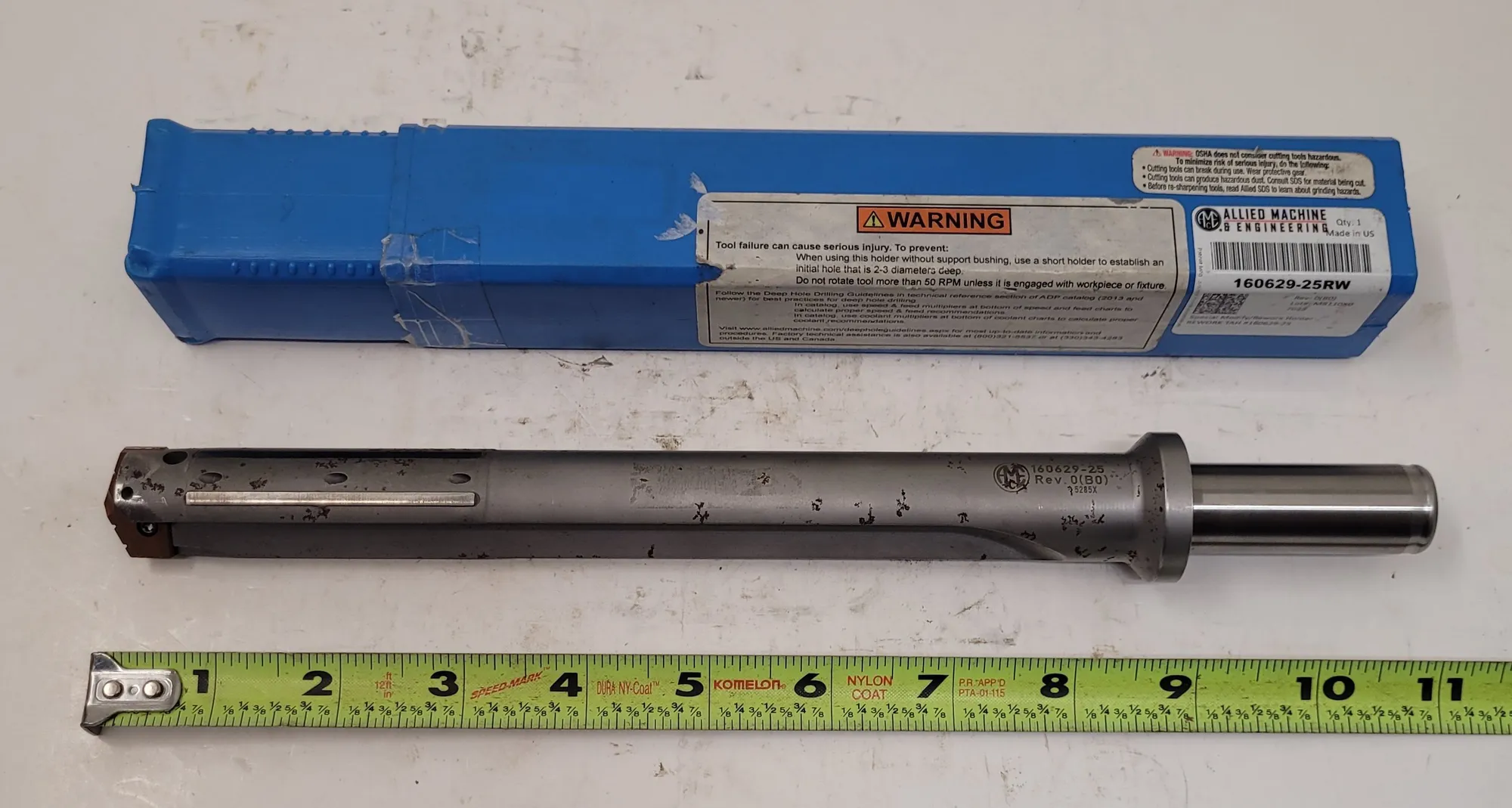 Allied Machine & Engineering #160629-25RW, indexable spade drill, .93" max cut diameter