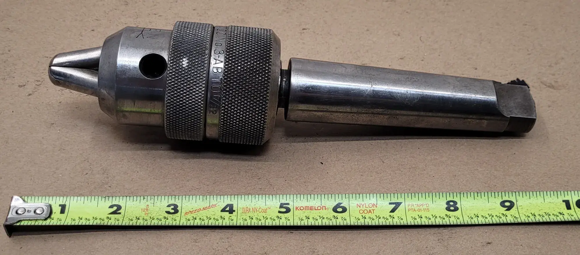 Ettco #3-AB, keyless drill chuck, 17/32" capacity, 4MT shank (2 available)