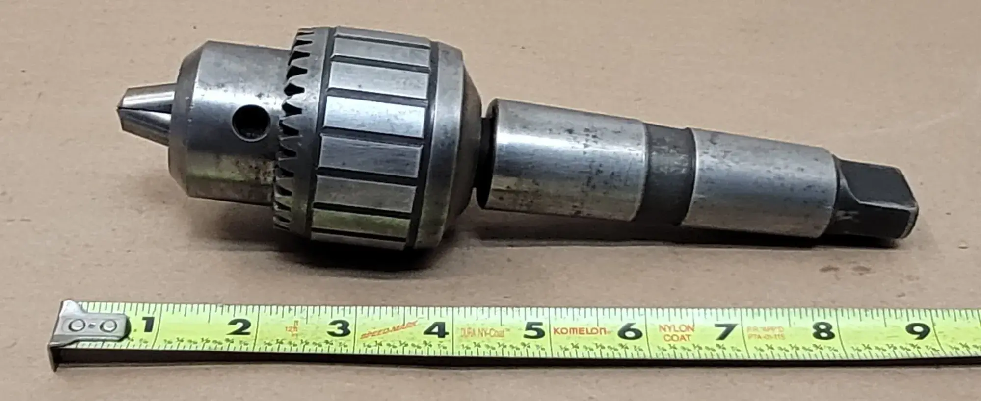 Jacobs #14N, ball bearing drill chuck, .040" - .500" capacity, 3JT, 4MT arbor, w/key (2 available)