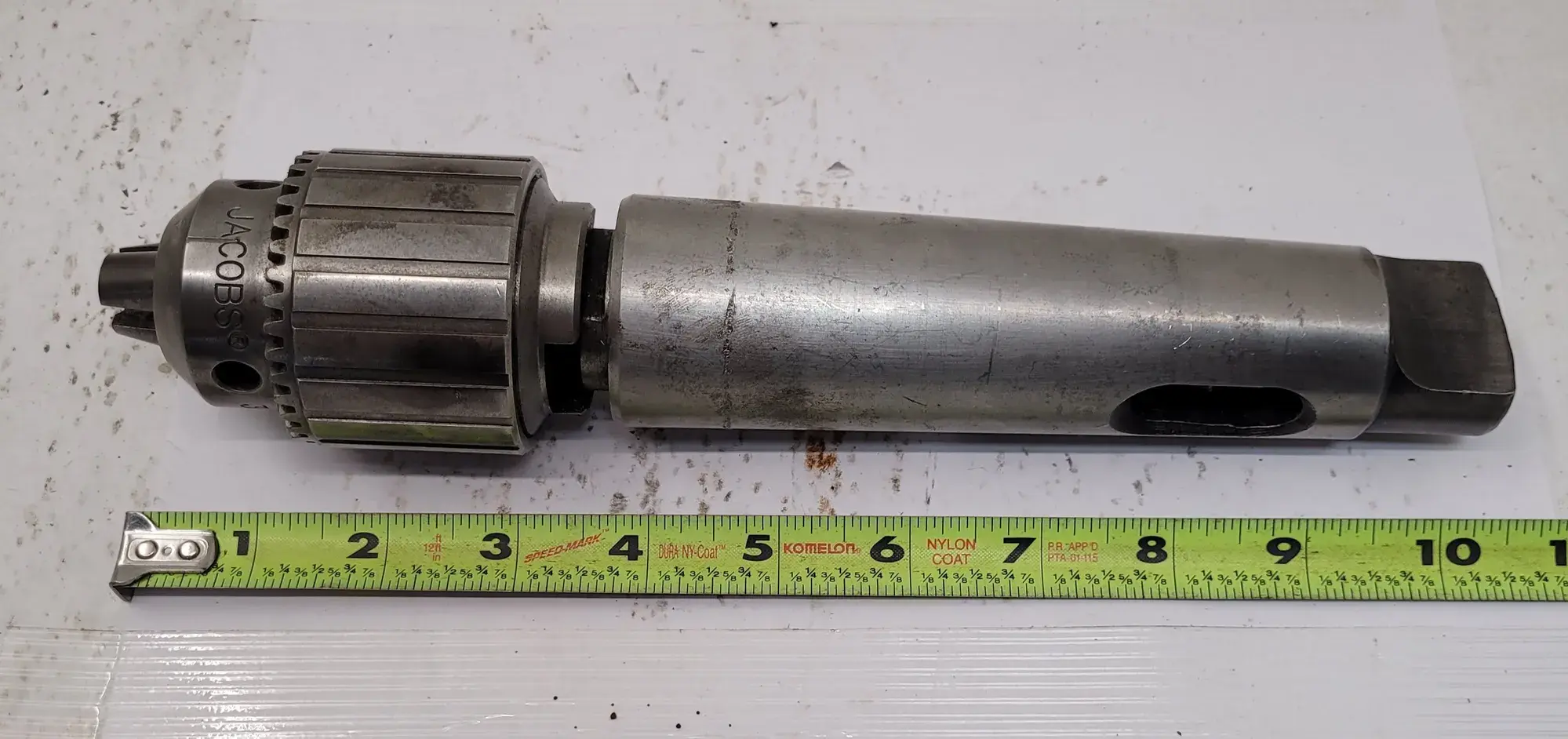 Jacobs #3KD, drill chuck, 3JT, 1/8" - 5/8" (3-16 mm) capacity, w/MFA29 micro fine adjust boring head
