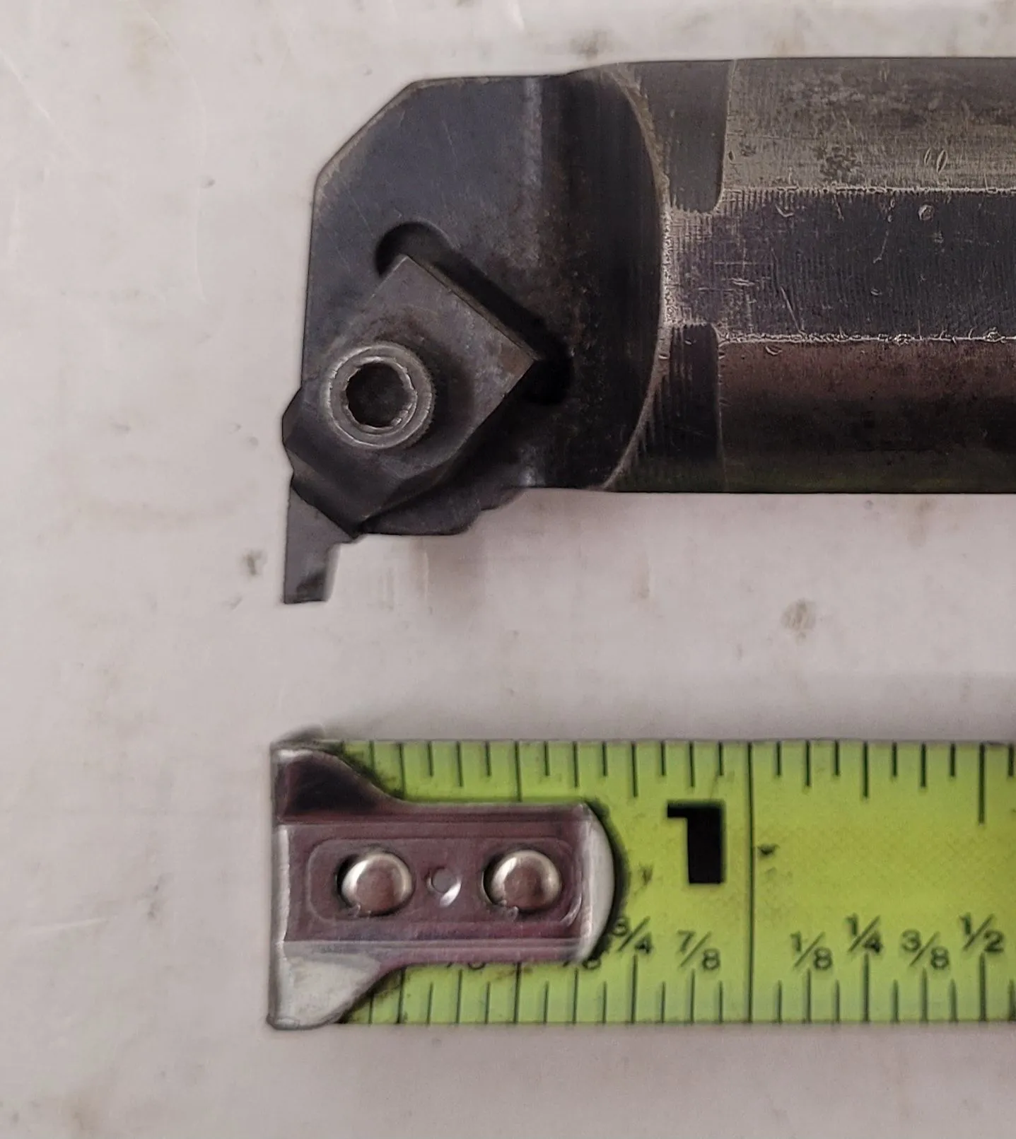 Kennametal #B-2908, boring bar, w/N-2L 3DL81 grooving insert