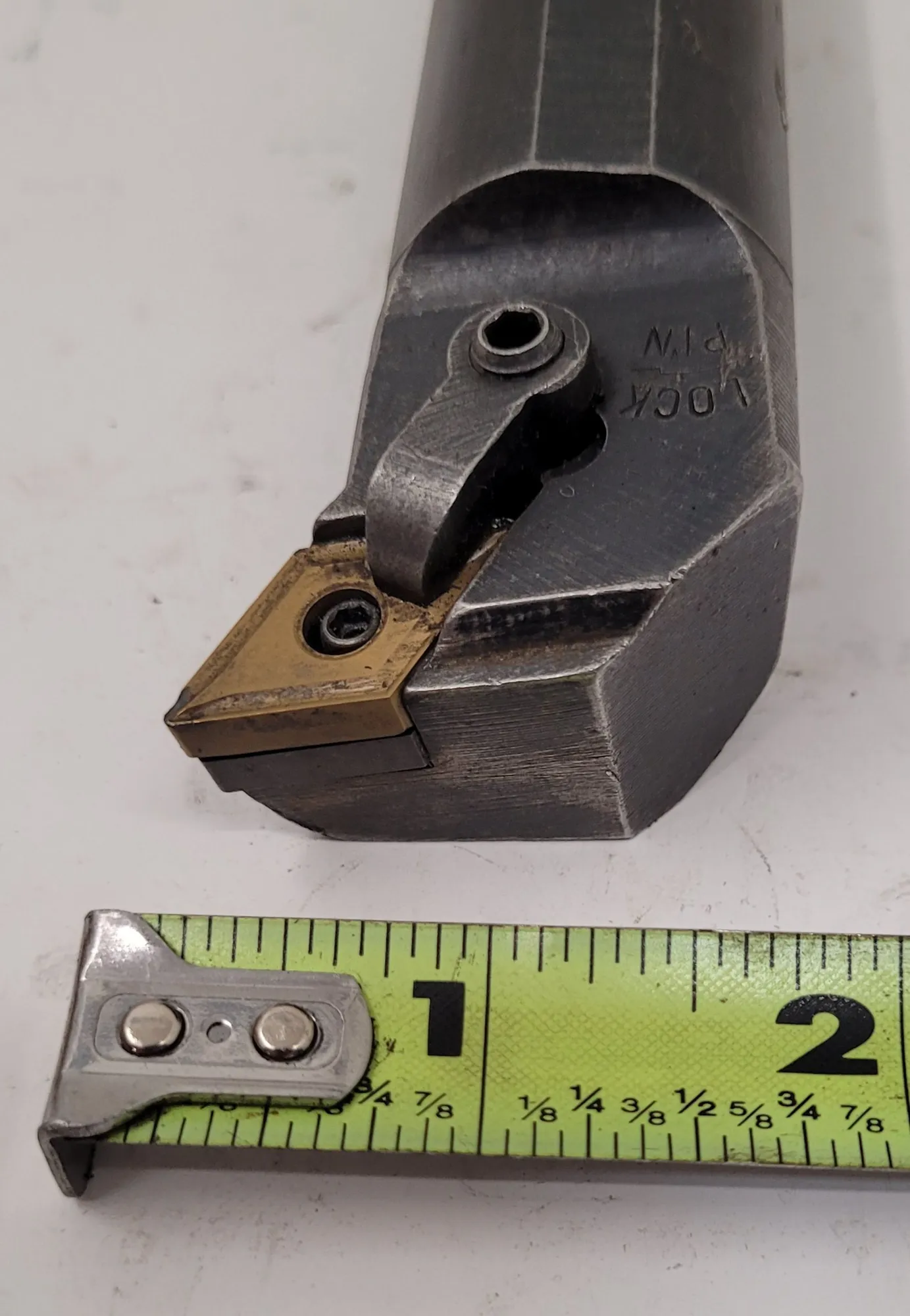 Kennametal #BL-3610, indexable insert boring bar, 1.25" shank