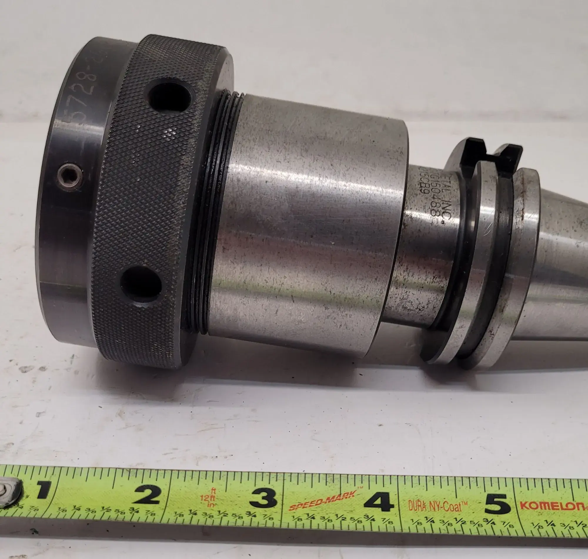 Image for Kennametal #CV40TG150488, CAT 40 collet chuck, 7.5" OAL, 4.75" gauge length, 2.60" body diameter