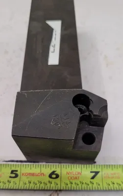 Kennametal, DCLNR/DCRNR tool holders, LOT of 2, 1.25" and 1.5" shanks