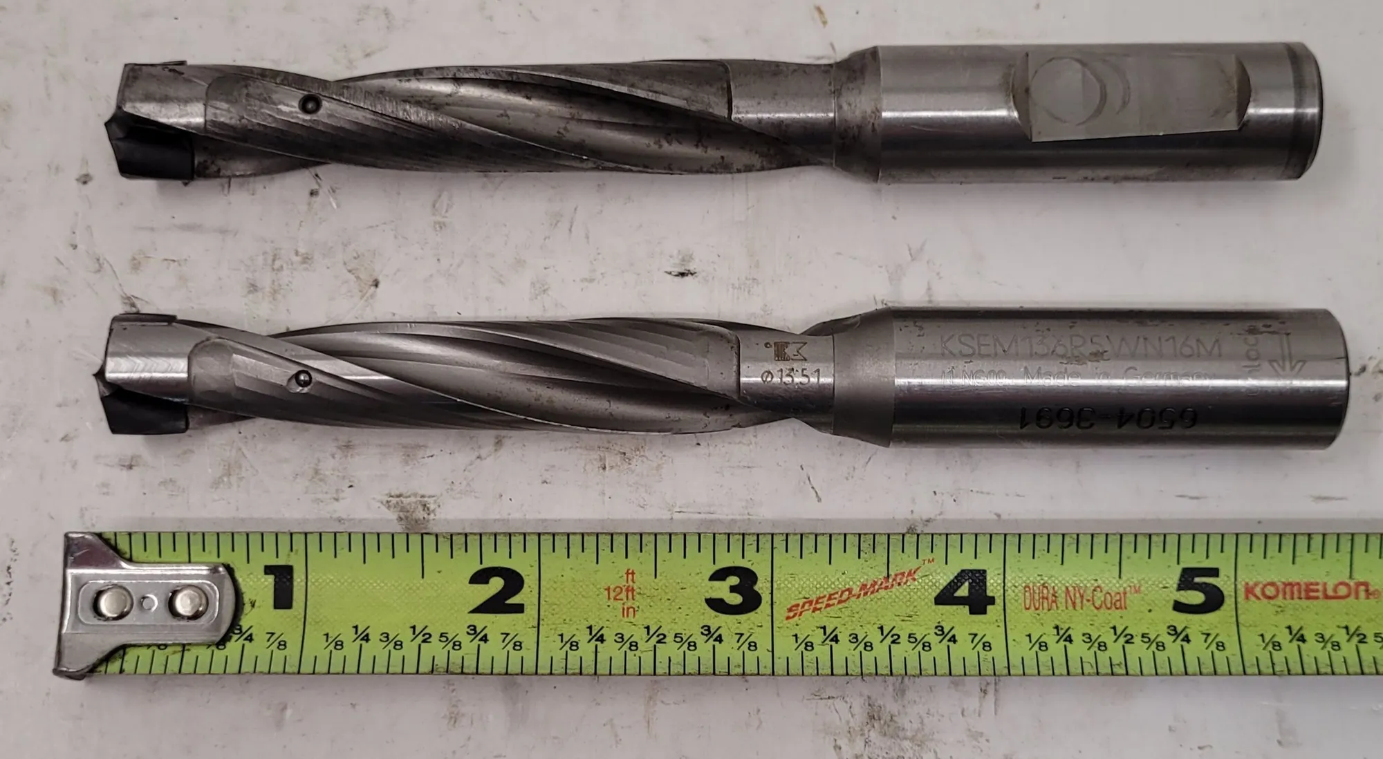 Kennametal #KSEM136R5WN16M, KSEM indexable drill, .531" - .535" cut diameter