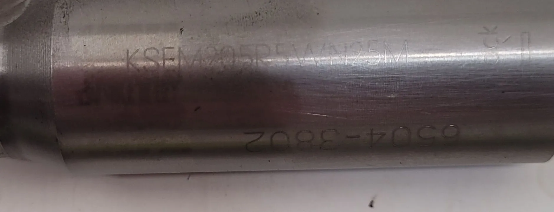 Kennametal #KSEM205R5WN25M, KSEM coolant fed drill, .80" body diameter, 1" shank, 7.75" OAL