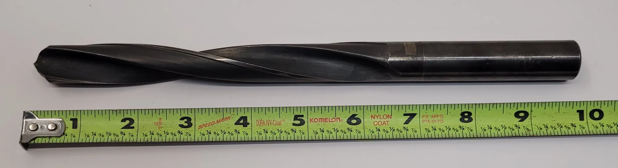 Kobelco, indexable drill, 47/64" diameter, M35, 3/4" shank, 9-7/8" OAL, 2 flute spiral