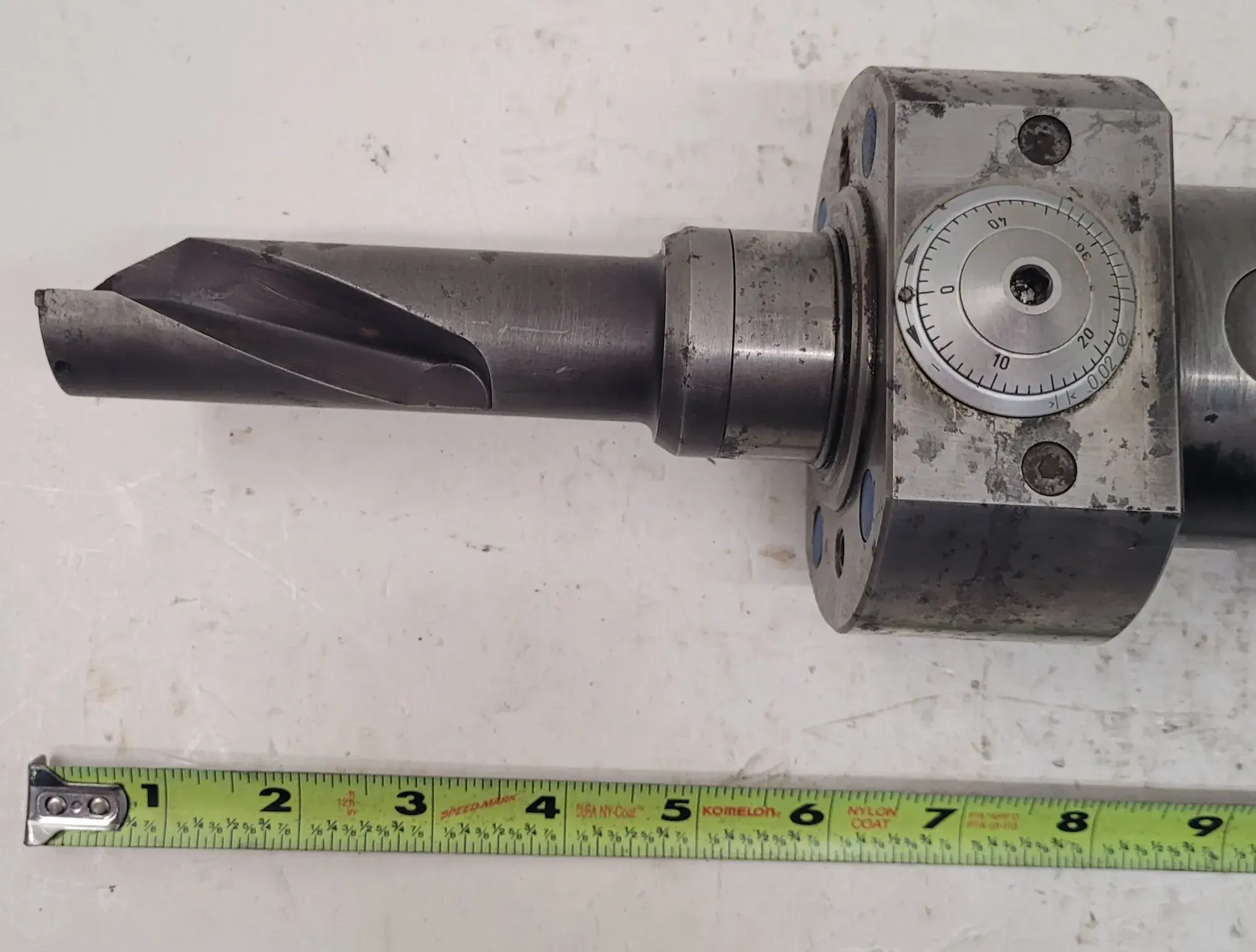Komet, ABS 63 CAT 50 tool holder, 1.5" bore, 3.83" body diameter, 16" OAL