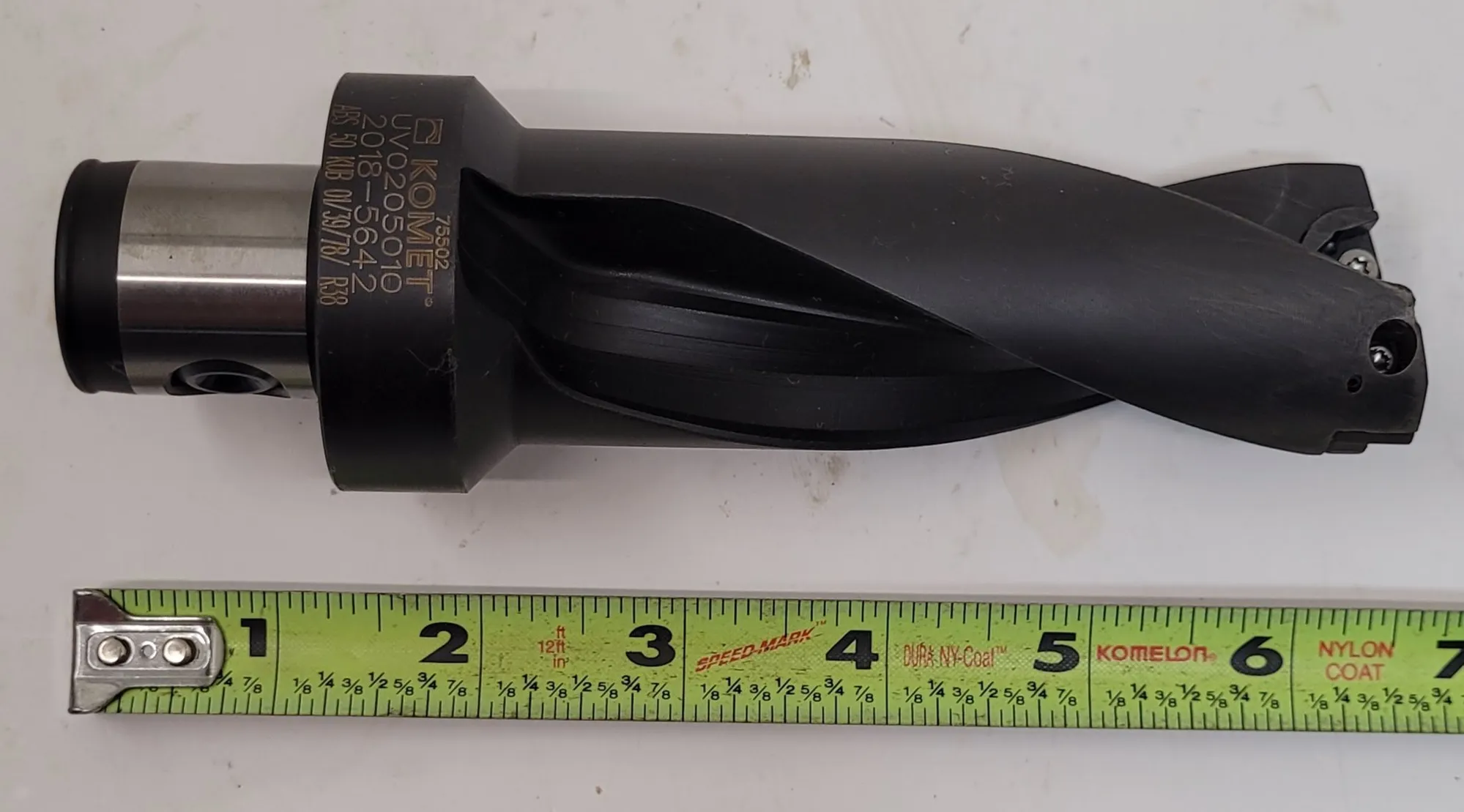 Komet #UV02 05010, indexable drill, 1.5" diameter, 6.25" OAL, 2 flutes, straight shank
