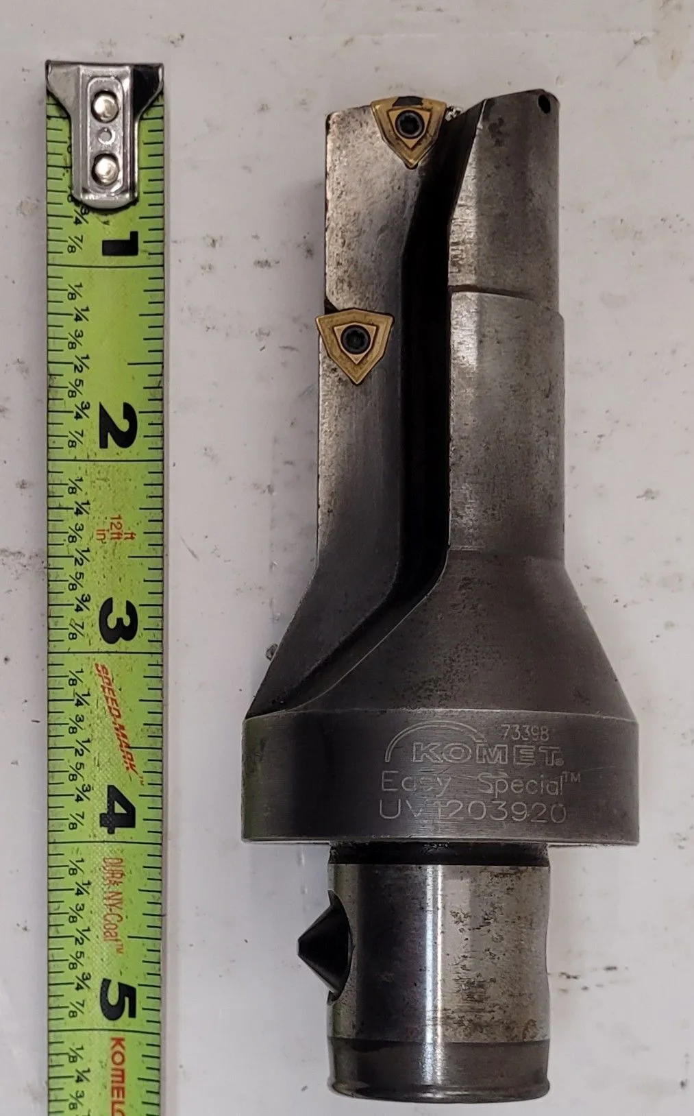Komet #UV12 03920, indexable drill, 30 mm diameter, 5" OAL, 2 flutes