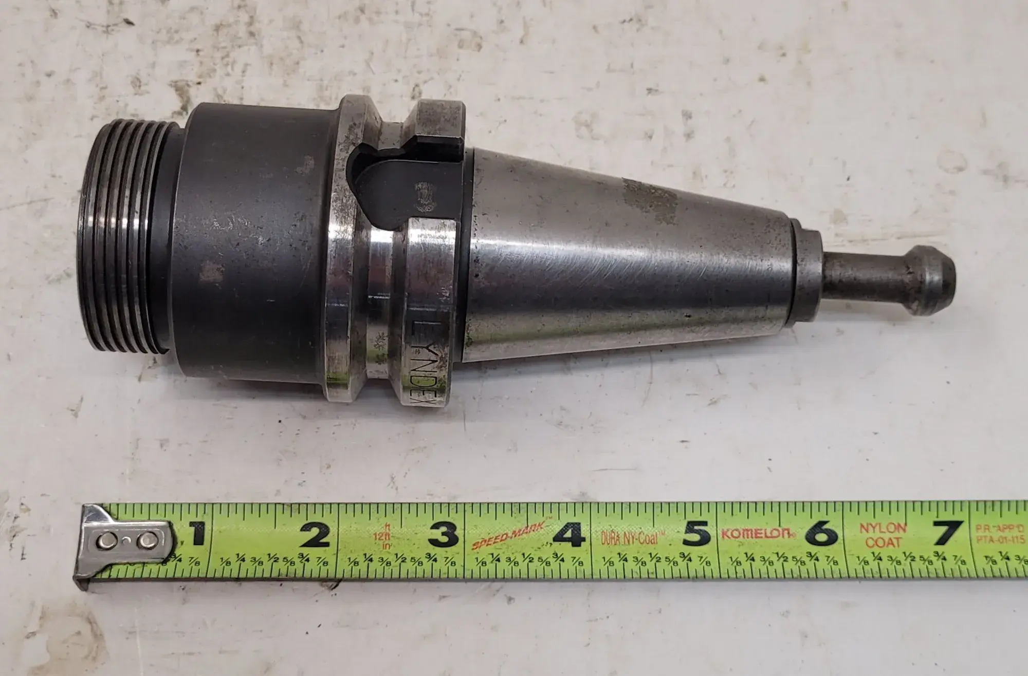 Lyndex #B4007-1000, tool holder, 2.19" body diameter, 2.84" projection, 5.5" OAL