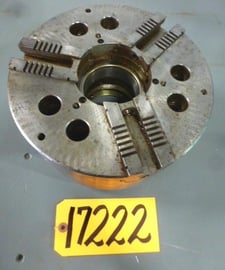 10" SP Sheffer, 3-jaw power chuck, 3" hole, steel body, A1-8, s/n #10CC1922, #17222