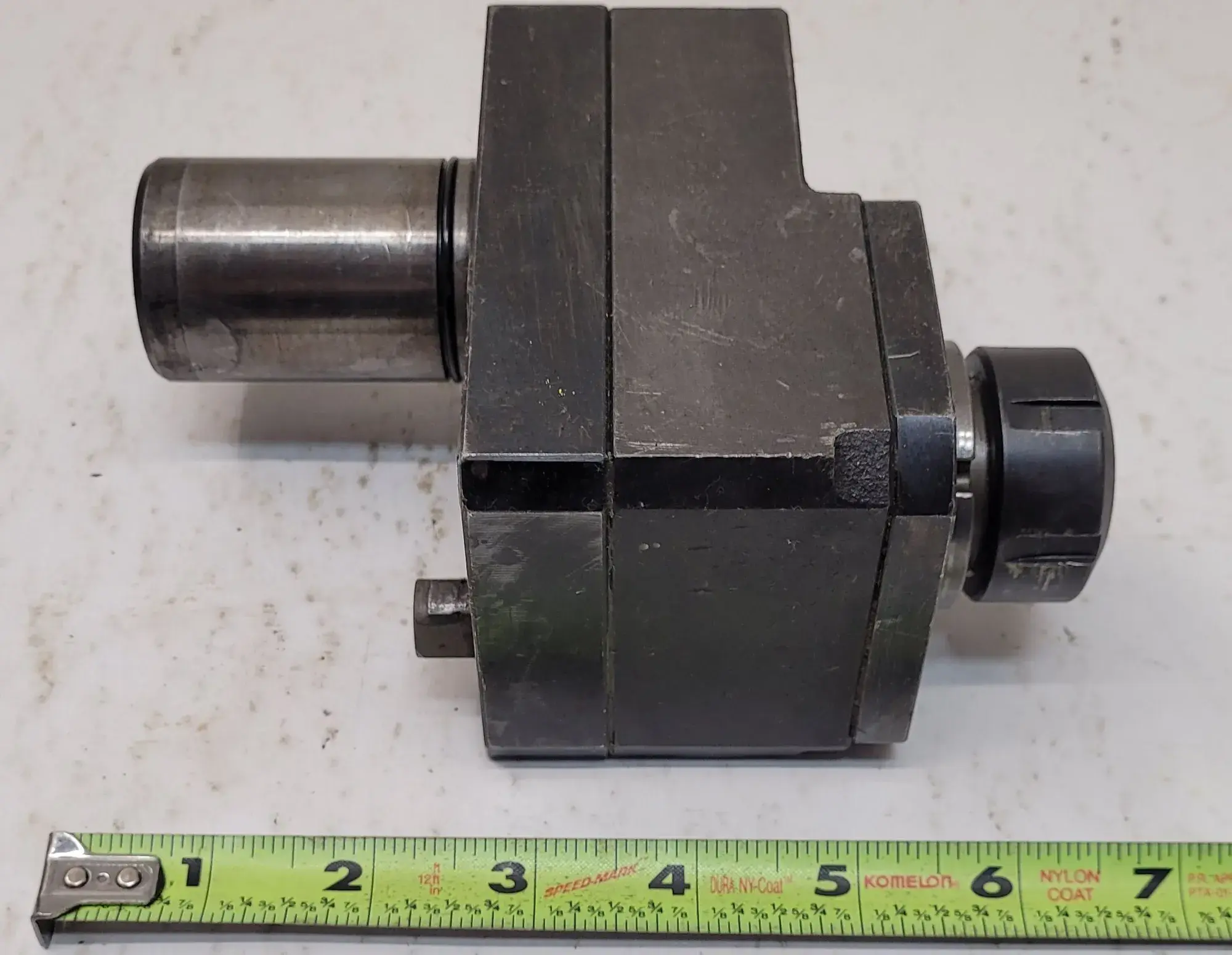 Mazak #5346802011, VDI 40 live offset head tapping tool holder, 40 mm shaft diameter