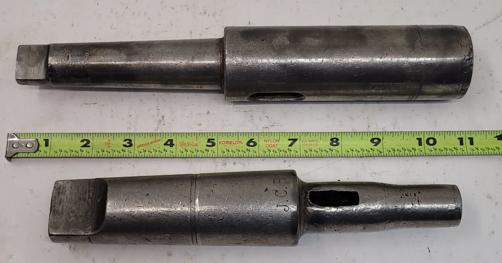 Morse taper adapter sleeves, LOT of 2, 4MT and 5MT