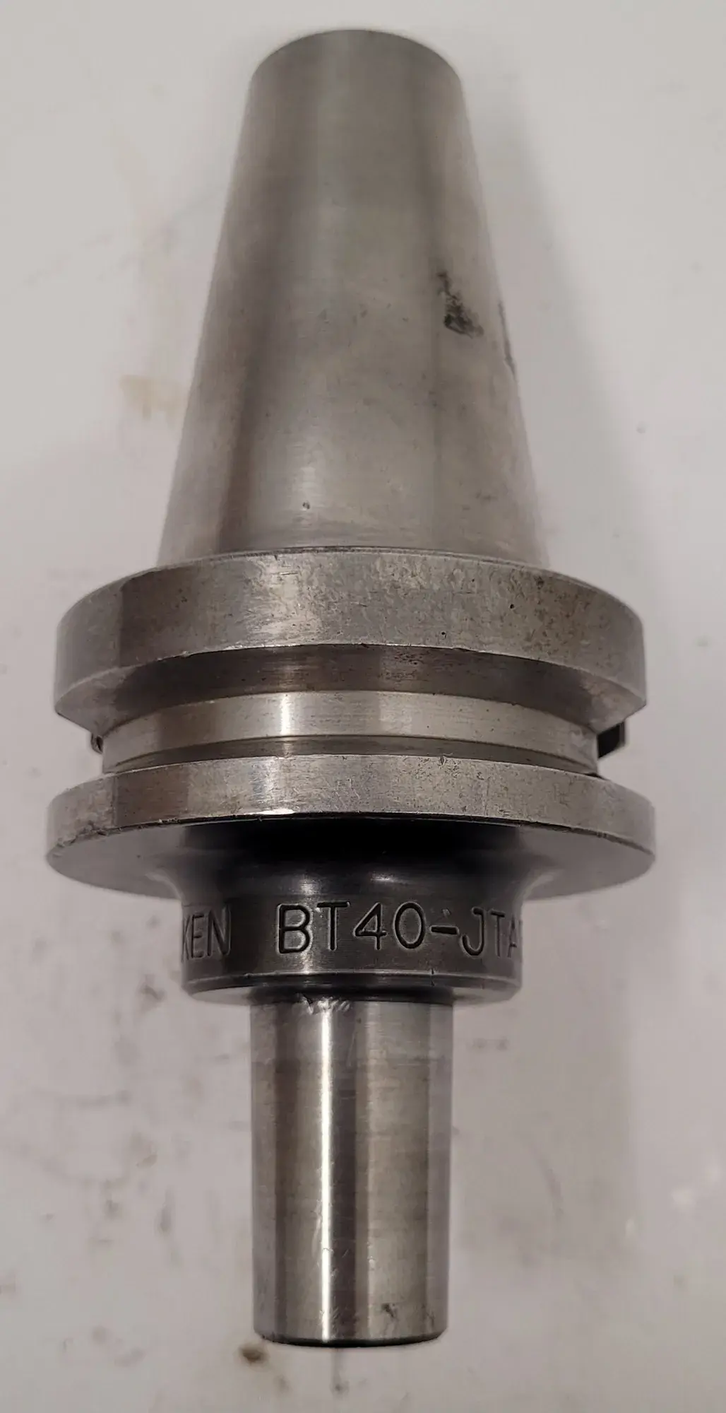 Nikken #BT40-JTA3-45, BT40 tool holder, .75" nose diameter, 1.37" body diameter, 5.50" OAL