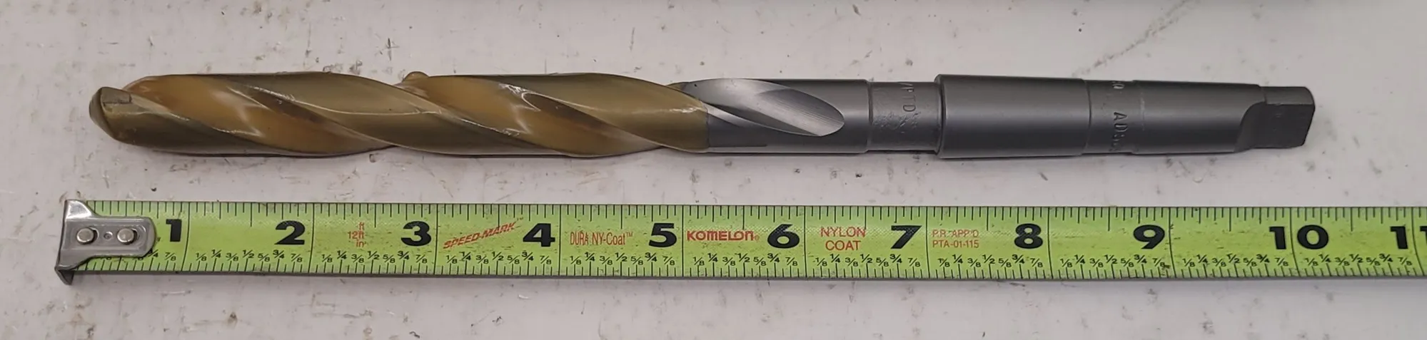 Precision #AD509702-677, drill bit, .625" diameter, 2MT shank, 6.25" flute, 10.25" OAL