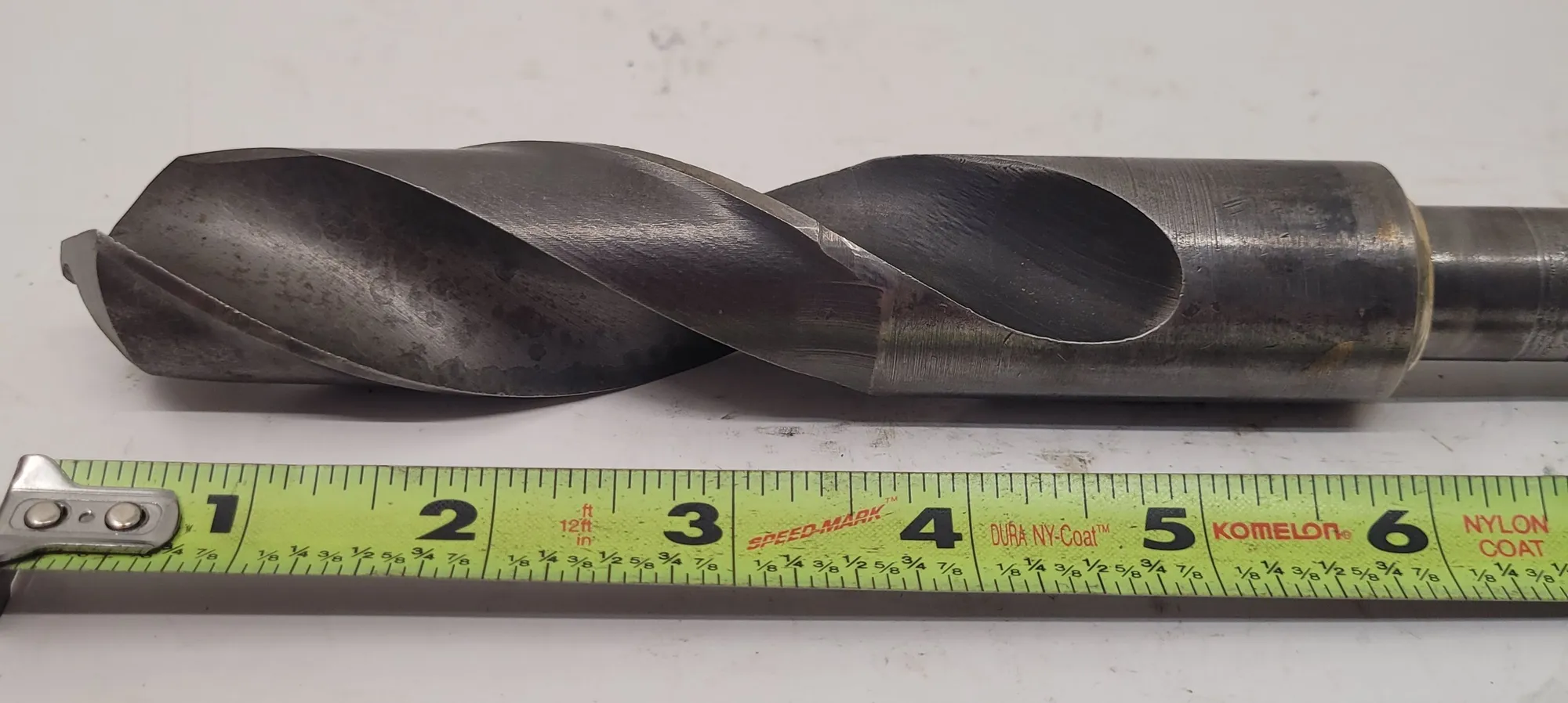 Qualtech, spiral drill bit, 1.25" diameter, .75" shank diameter, 8.75" OAL