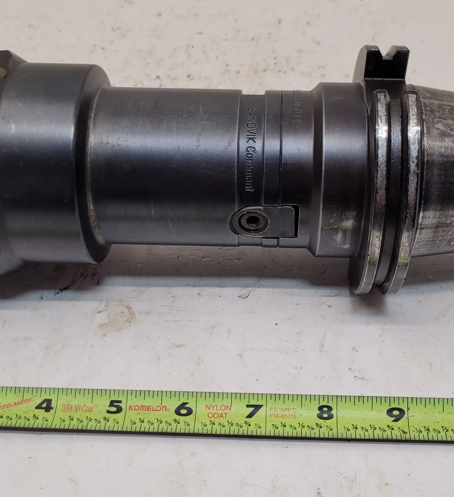 Sandvik Coromant #391.68-090 63 130, Varilock Trubore twin boring tool, w/CAT 50 holder