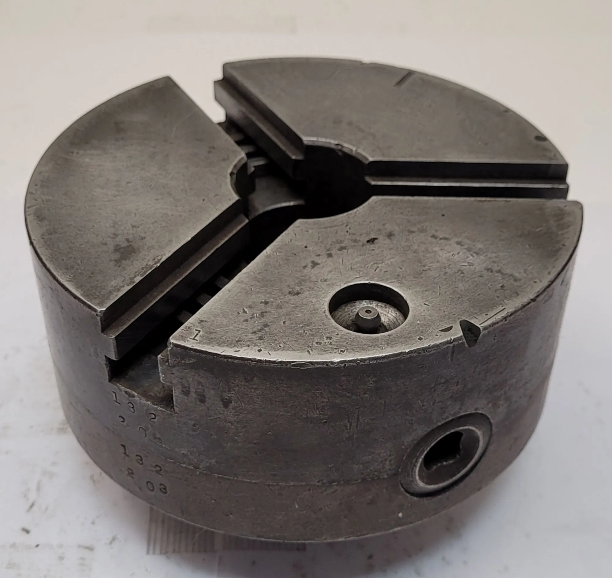 6" Skinner #3806-48, 3-jaw lathe chuck