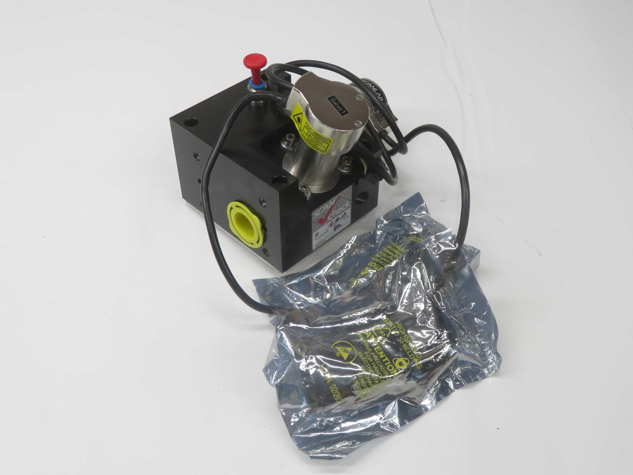 Scanlab #Intelliscan-SE-20, laser scan head, 20 mm aperture, SL2-100 digital interface, galvanometer scanner