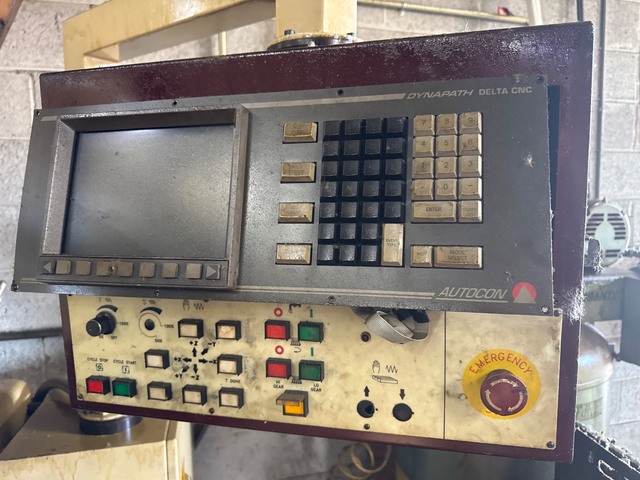 Falcon #FM-33H, vertical milling machine, 10" x 50" table, 3 HP, 30" X, 12" Y, 16" Z, 4000 RPM, R-8, 220 V.