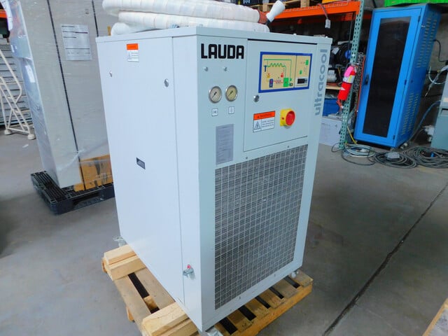 7.5 Ton, Lauda #UC-0240SP, air cooled recirculating chiller, 26.3 KW, 34 GPM, 480 V., 3 Ph.