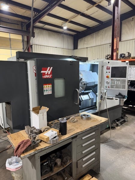 Haas #ST-35, CNC lathe, 31.7" swing, 12" chuck, 4" bar, 21" turning diameter, 26" length, 40 HP, 3200 RPM
