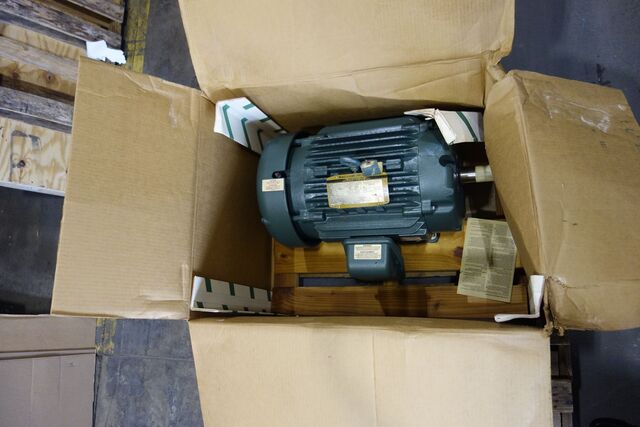 15 HP 1765 RPM Baldor #ECP2333T, Frame 254T, 230/460 Volts, 3 phase, 60 Hz., AC Induction Motor