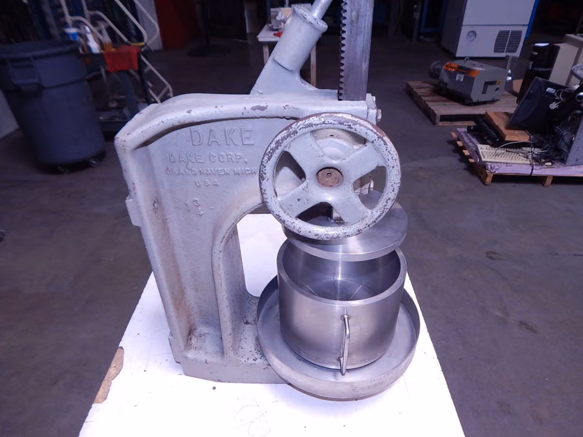 3 Ton, Dake #1-3/4, Ratchet Lever Arbor Press