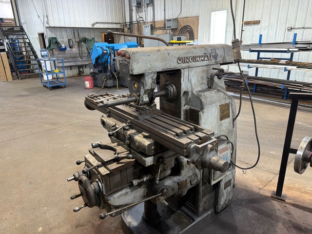 Cincinnati #2ML, Horizontal Knee Mill, 54" x 9" T-Slotted Table, Power Longitudinal, Cross and Vertical Feeds