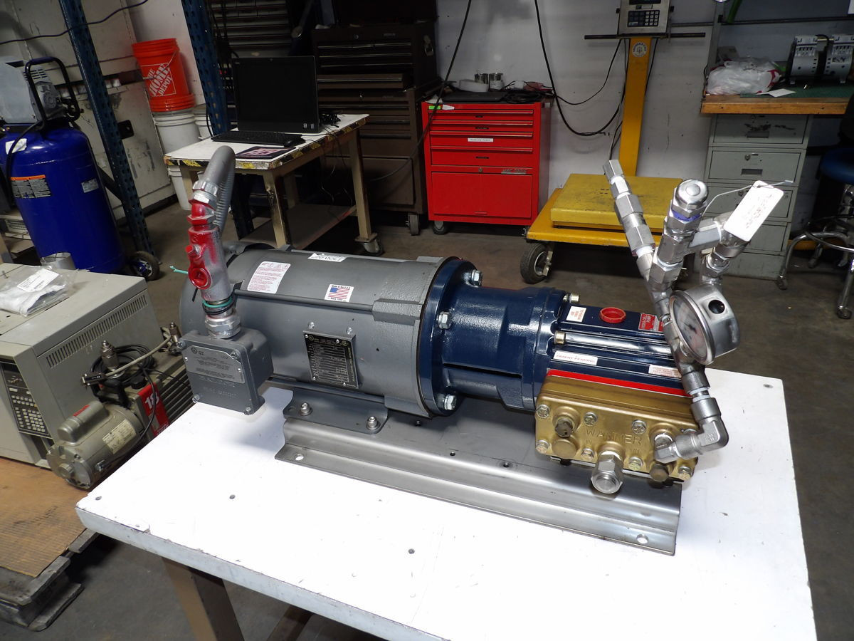 3 GPM Hydra-Cell #D03SABTHFECA, Hydraulic Pump, 1200 PSI., 1 HP, Baldor-Reliance M7131 Motor