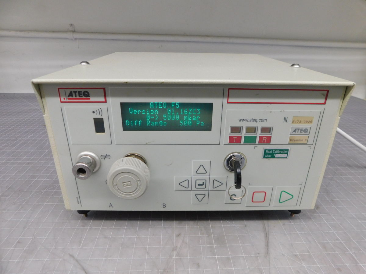 ATEQ Premier F, Air Leak Detector, 120 V., 1 Ph.