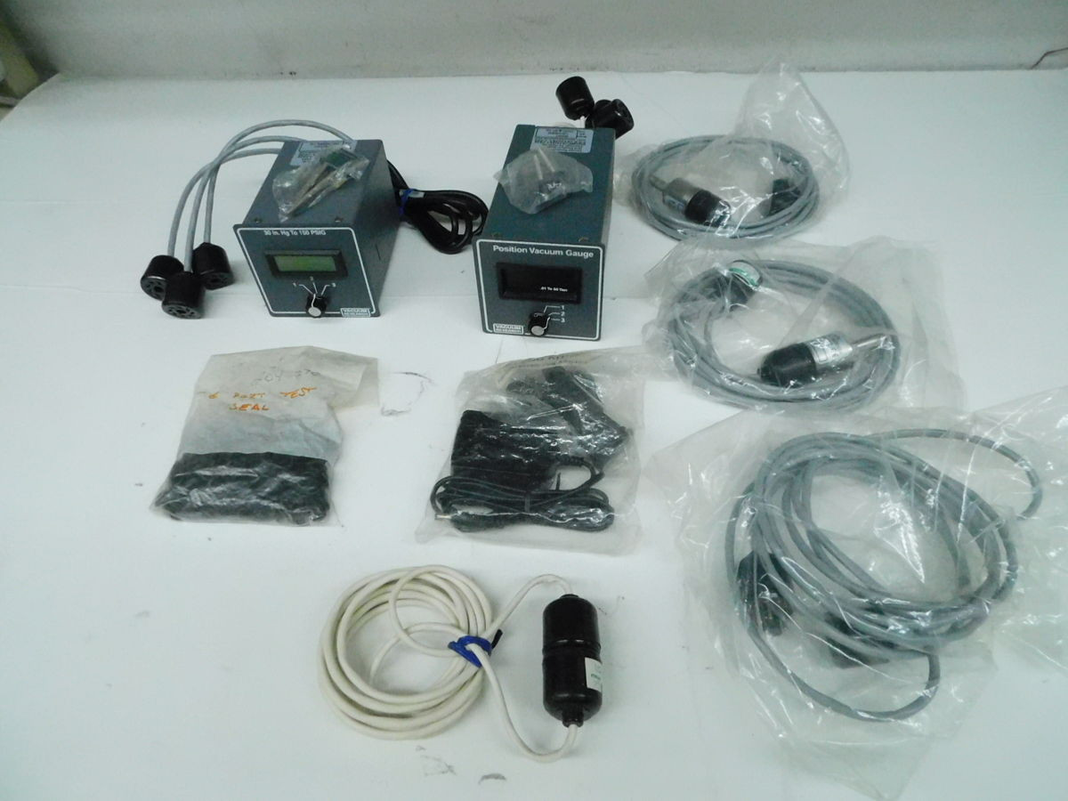 Vacuum Research, Vacuum Gauges, Switches and Sensors, 30" Hg to 150 PSI., .01 to 50 Torr, LOT