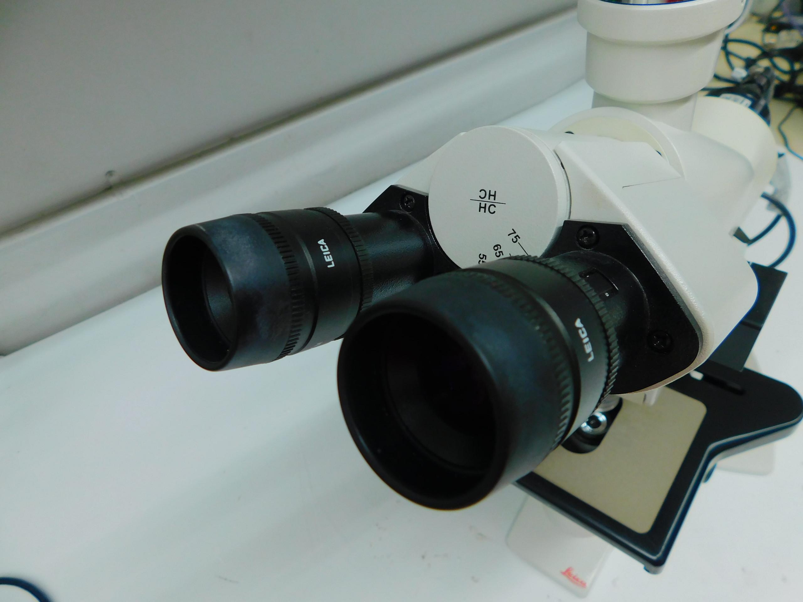 Leica #DM1000, System Microscope, 5-Position Nosepiece, Hi Plan Objectives