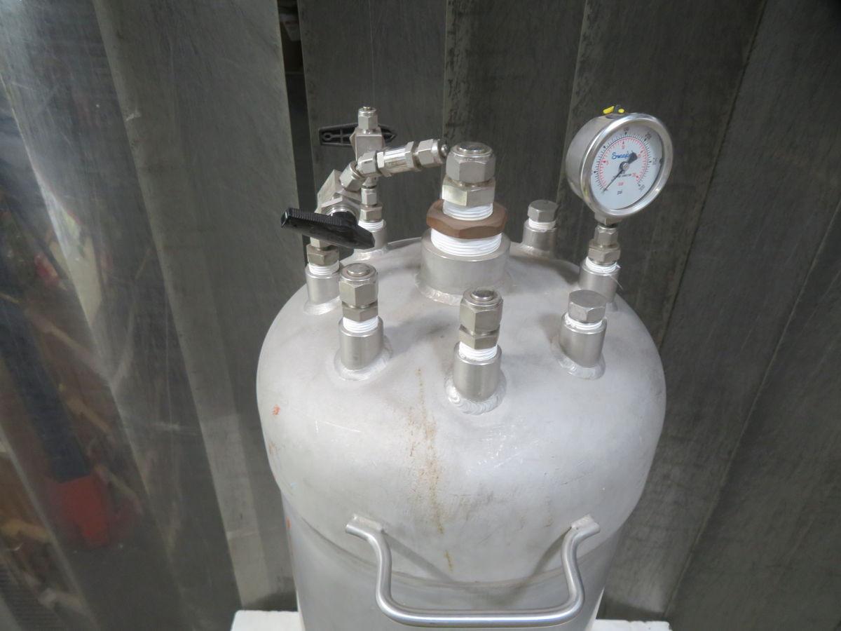 Alloy Products, Stainless Steel Pressure Vessel, 12" x 12" x 30", 316L