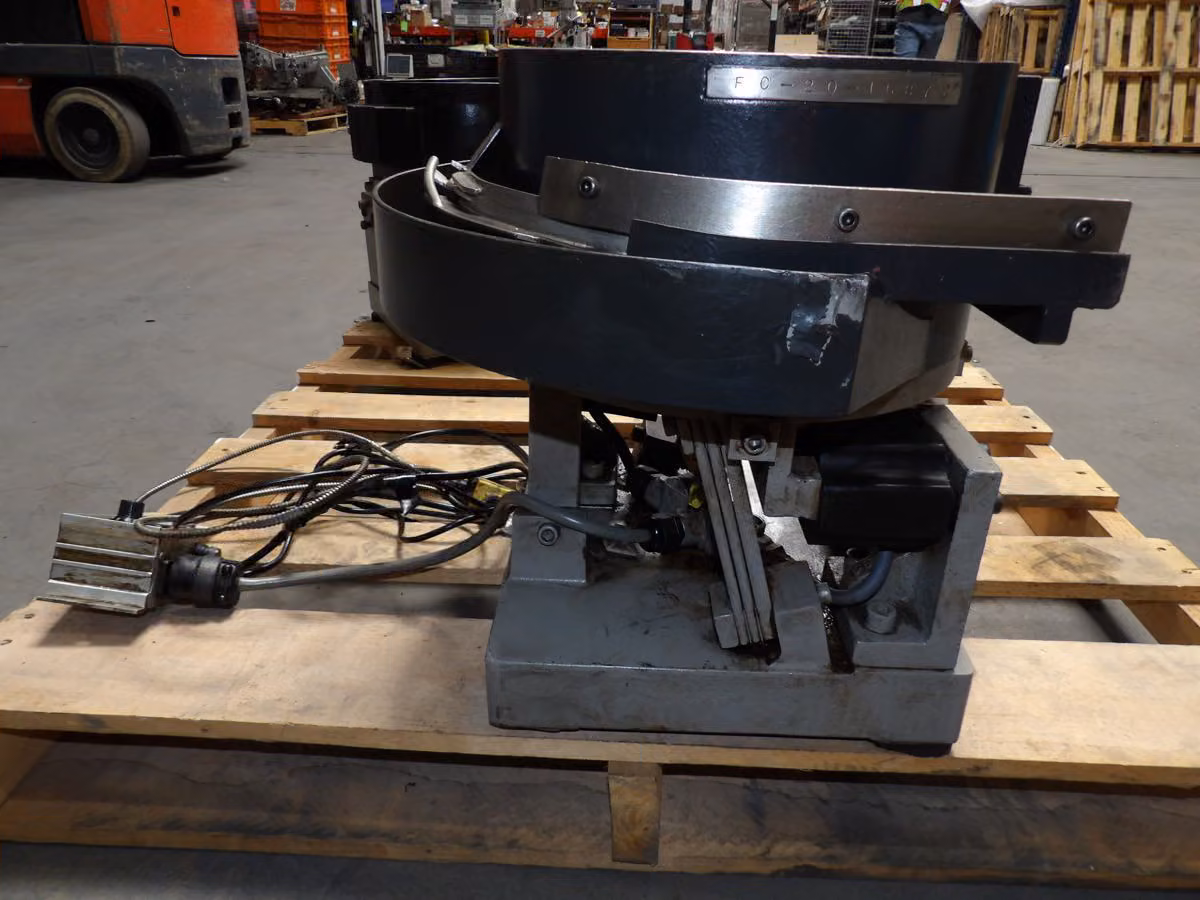 Vibratory Bowl Feeder, counter clock wise, 12" diameter, 120 V., 1 Ph.
