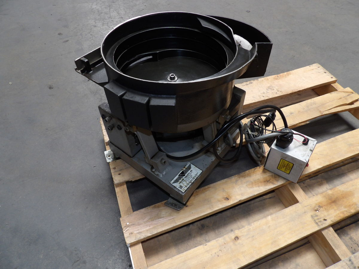 Vibratory Bowl Feeder, Feeding Concepts, 12" diameter, 120 V., 1 Ph.