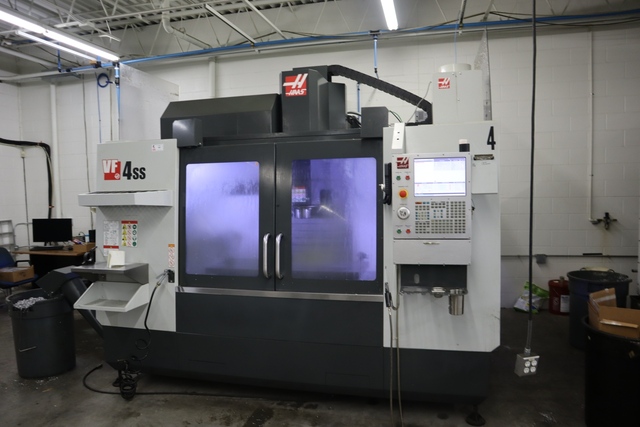 Haas #VF-4SS, CNC vertical machining center, 30 automatic tool changer, 50" X, 20" Y, 25" Z, 12,000 RPM, Cat