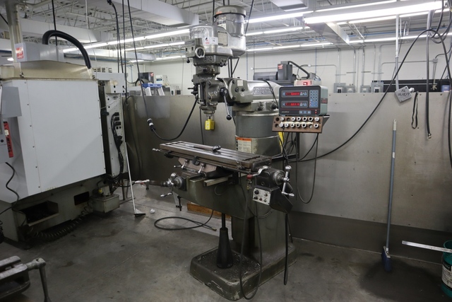 Bridgeport #Series-I, vertical milling machine, 9" x 42" table, 30" X, 12" Y, 16" knee, 5" quill, R-8