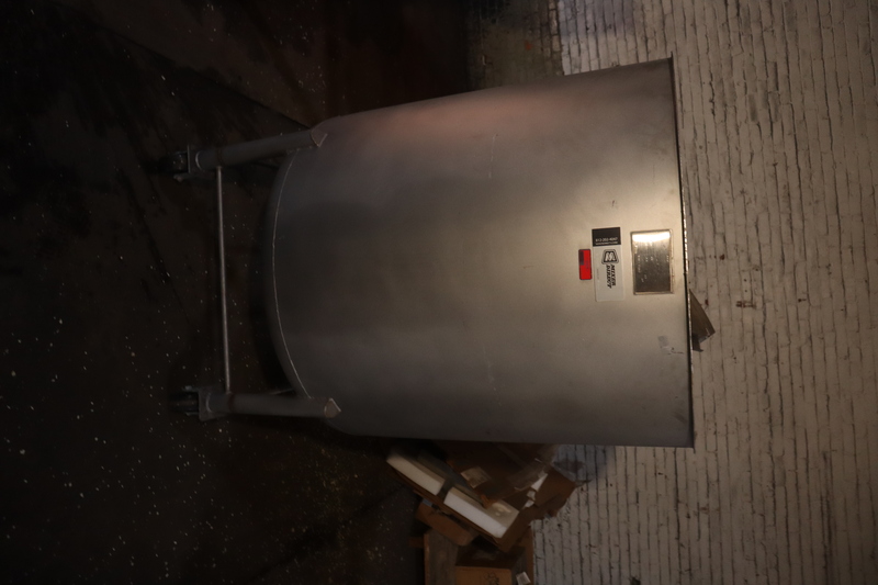 Mixer Direct, Stainless Steel Jacketed Process Tank, 60" overall height x 42" diameter