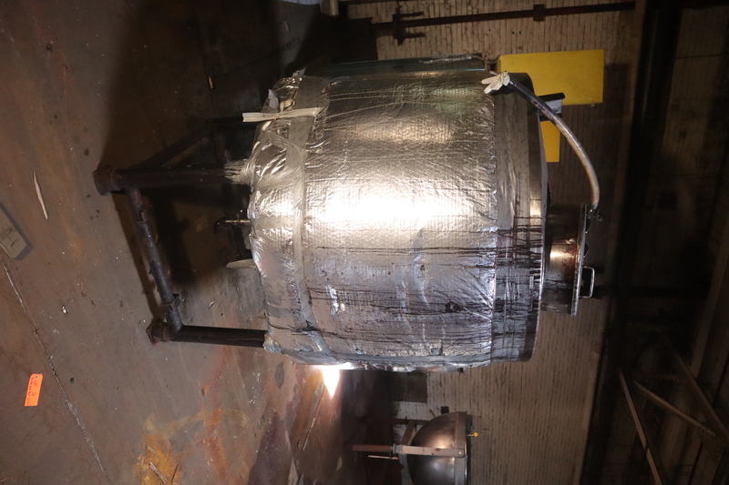 Stainless Steel Jacketed Process Tank, 44" tank height x 60" diameter