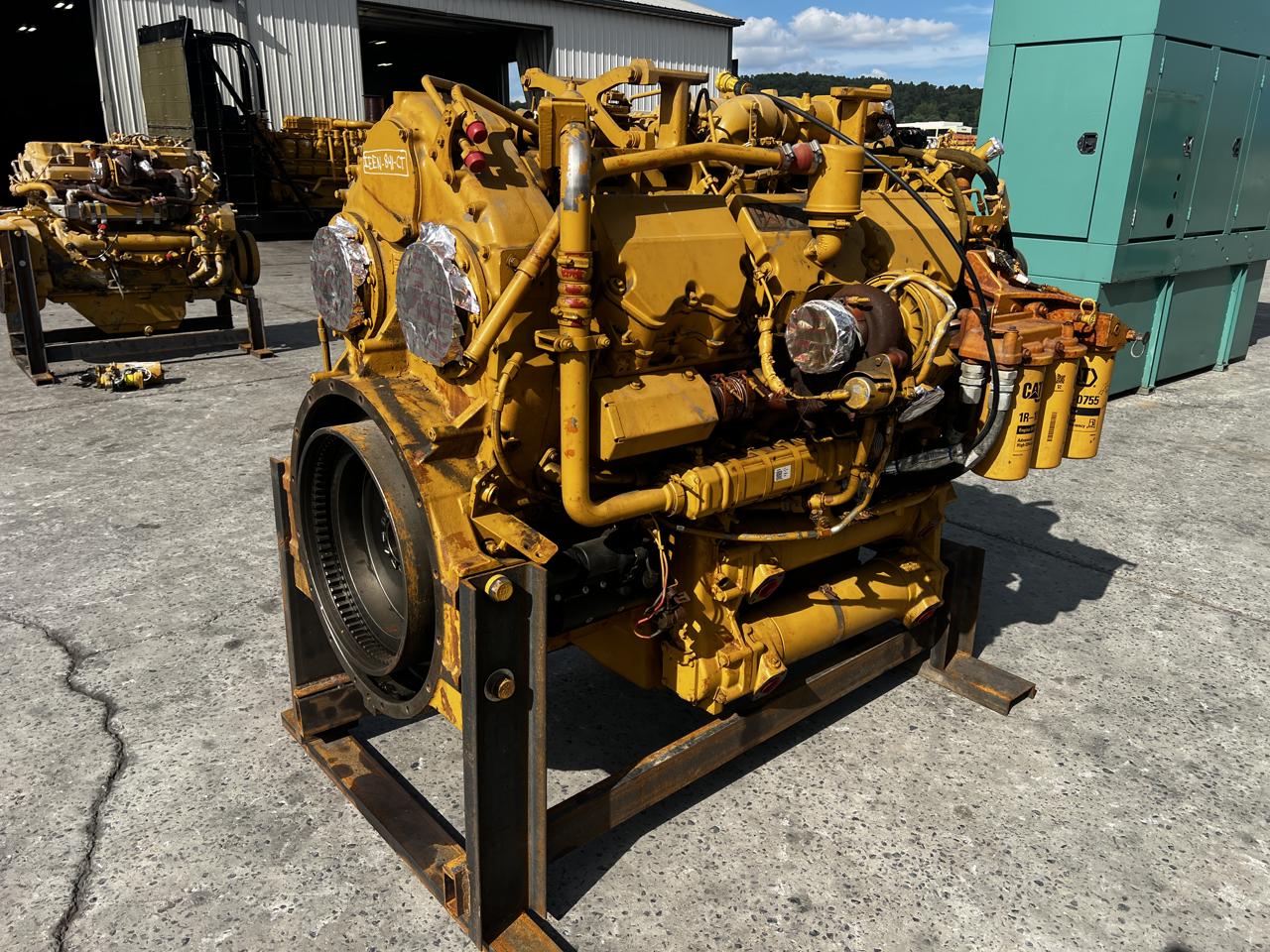 763 HP Caterpillar #C27, Diesel Engine, 1800 RPM, takeout of 775G haul truck, US EPA Tier 4, 12,763 hours